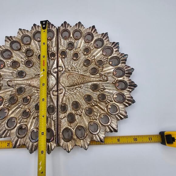 Goldinger Peacock EPZ Italy Silver-Plated Hot Plate Stand | Expandable Trivitt - Picture 9 of 9